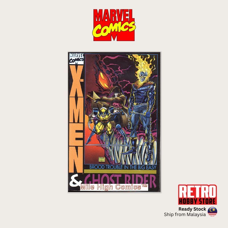 X Men and Ghost Rider #1 Brood Trouble in the Big Easy TPB 1993 Marvel ...
