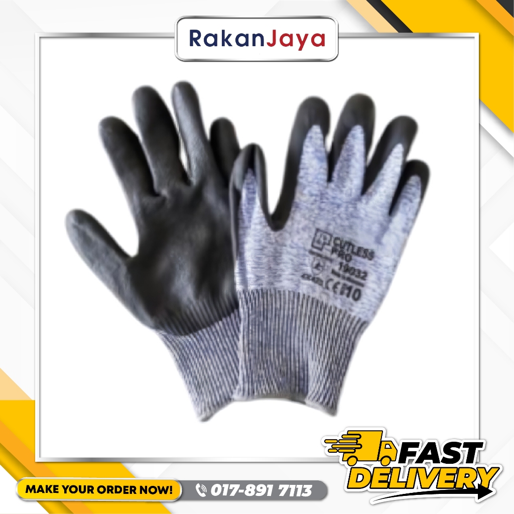 ISQ LATEX COATED GLOVES CUTLESS PRO | Shopee Malaysia