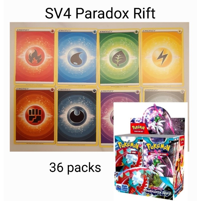 (Live Rip) SV4 Paradox Rift Energy Battle 36packs (1 booster box ...