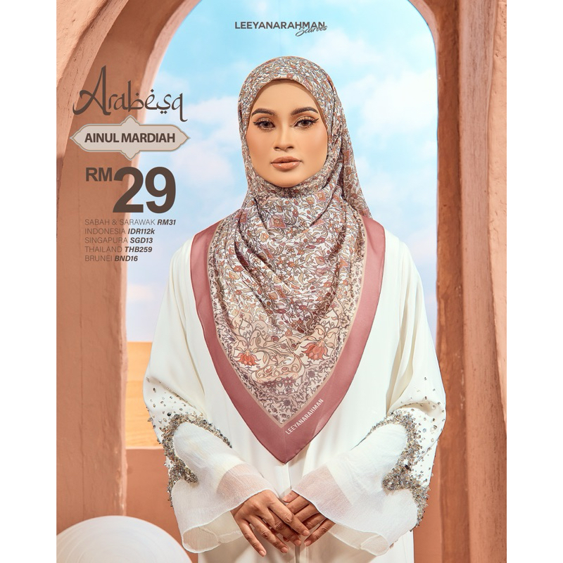 Leeyanarahman Hijab ARABESQ COLLETION (READY STOK) | Shopee Malaysia