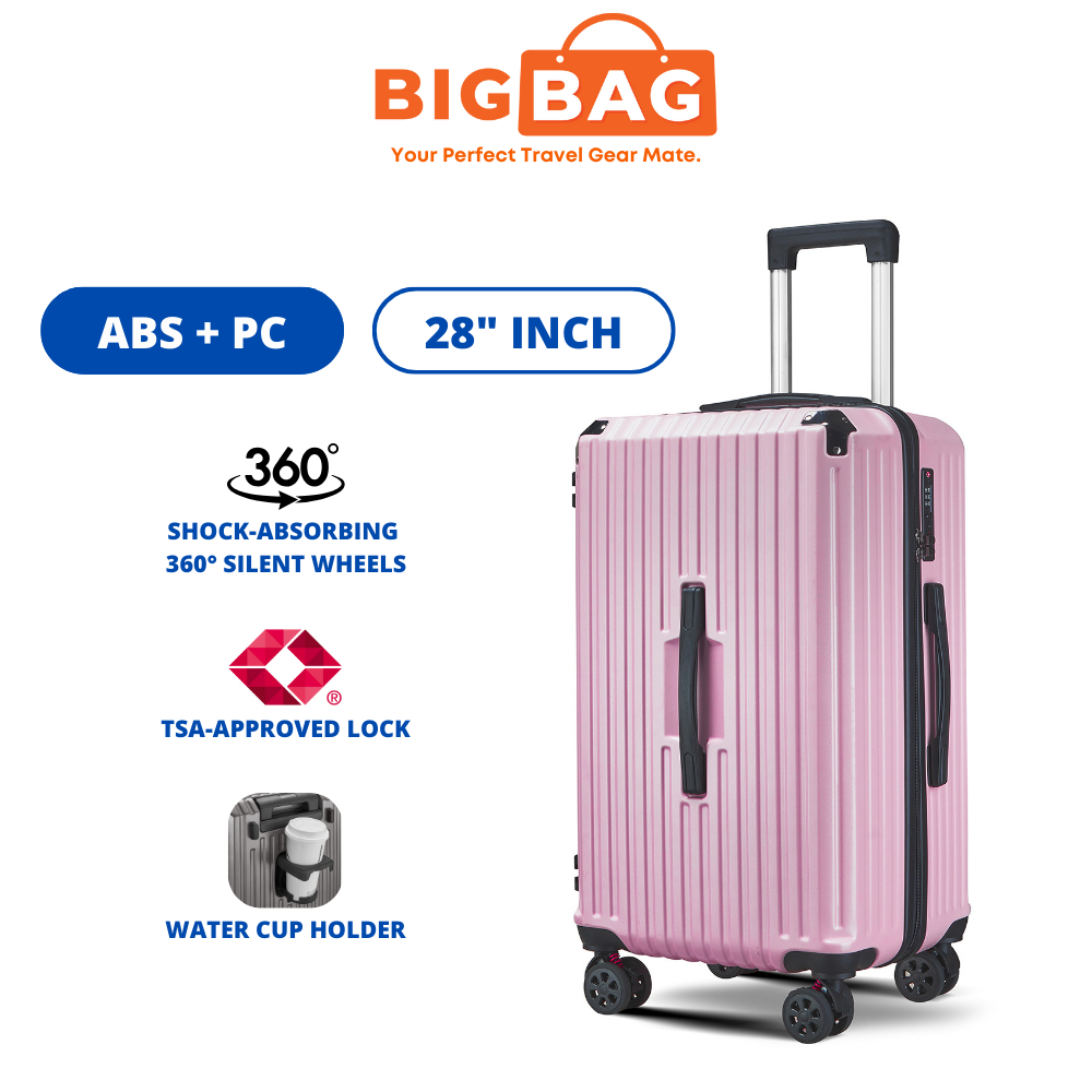 BIG BAG Signature 28 PC ABS Hard Case Luggage 28 Inch Unbreakable Luggage Bag Travel 28 Inch Suitcase Beg Bagasi Shopee Malaysia