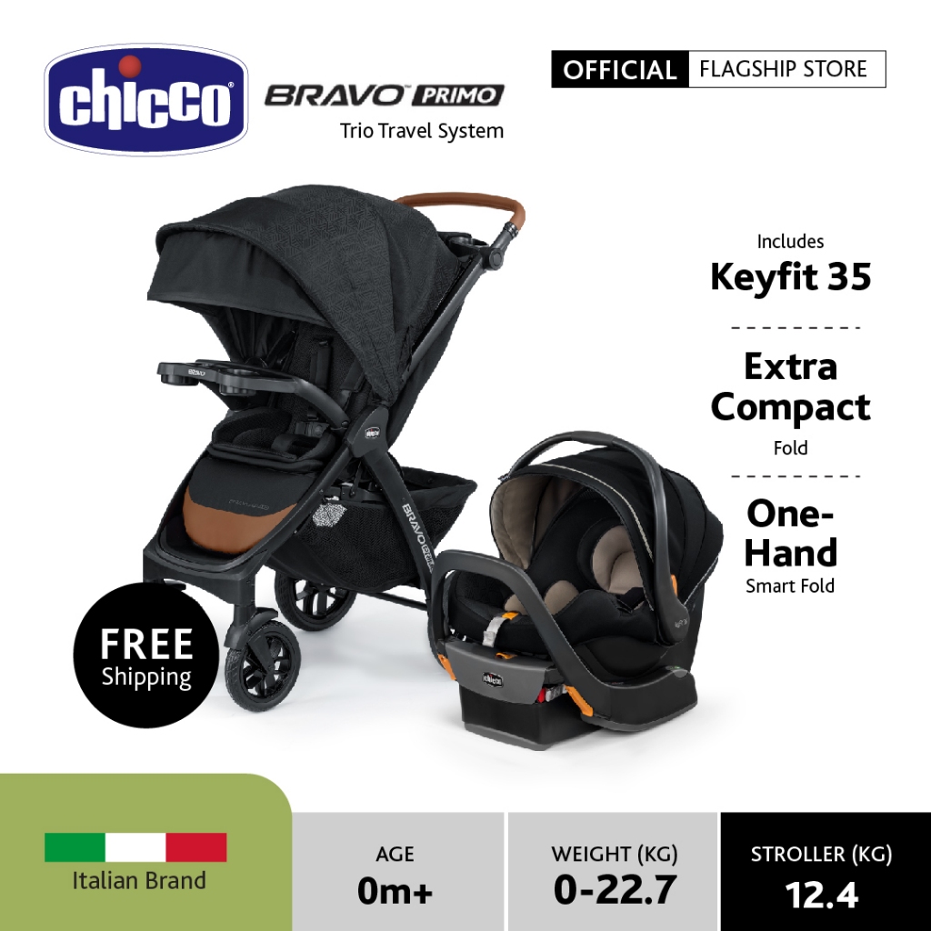 Chicco Bravo Primo Trio Travel System Shopee Malaysia