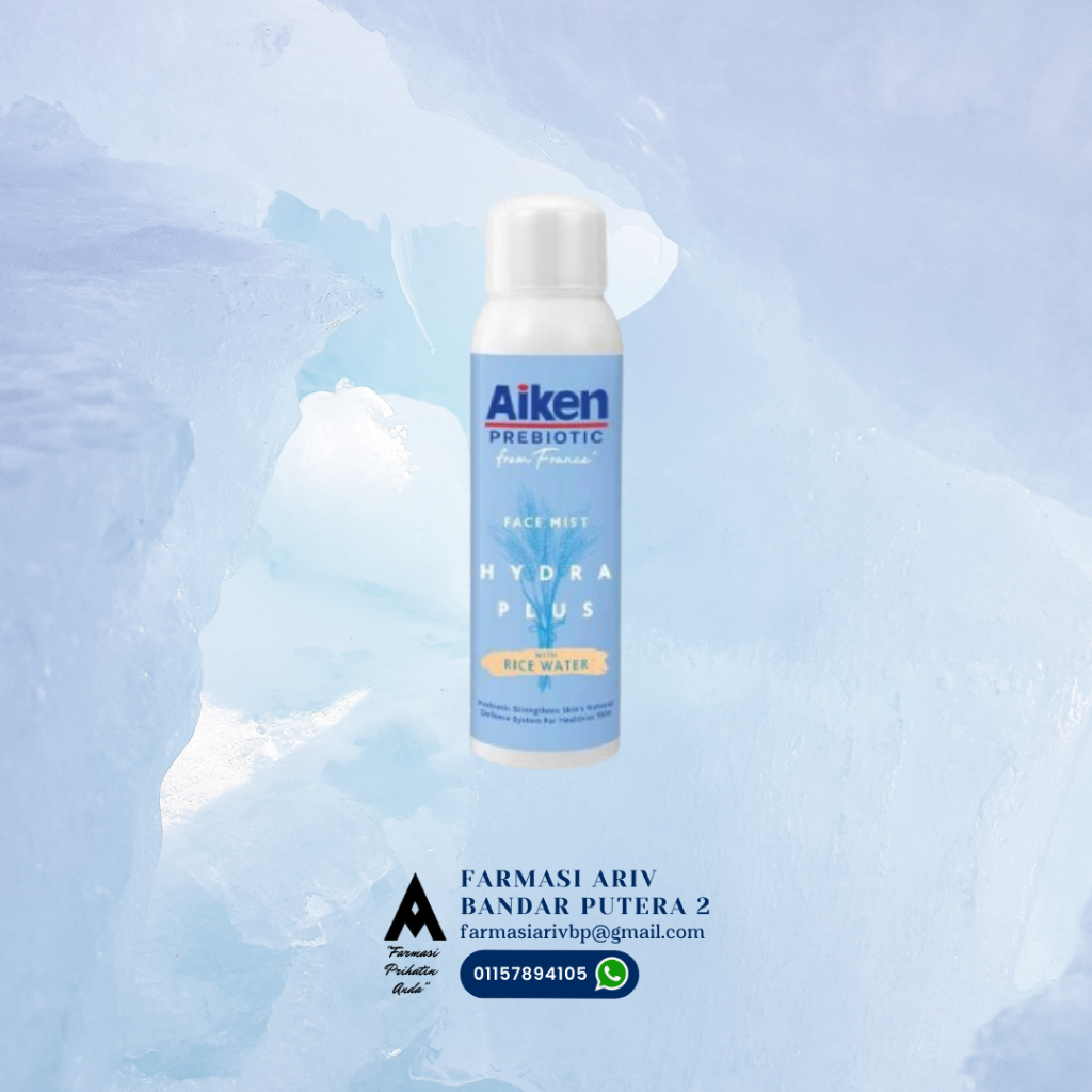 AIKEN PREBIOTIC FACE MIST HYDRA PLUS WITH RICE WATER 100ML | Shopee ...
