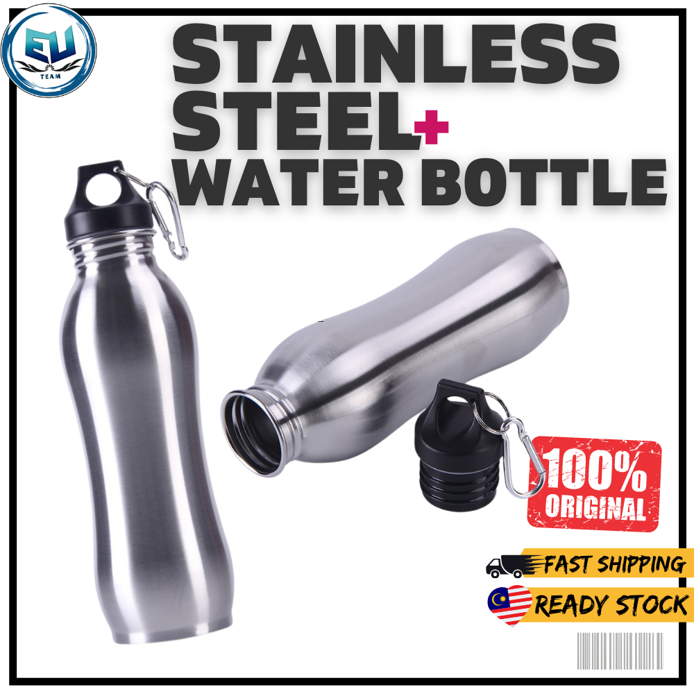 Stainless Steel Water Bottle, Botol Air Keluli Tahan Karat | Shopee ...