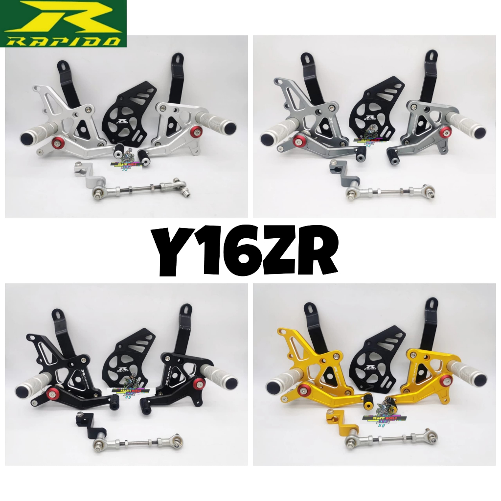 RAPIDO FOOTREST RACING ORIGINAL Y16ZR YAMAHA MOTOR TEMPAT PIJAK KAKI ...