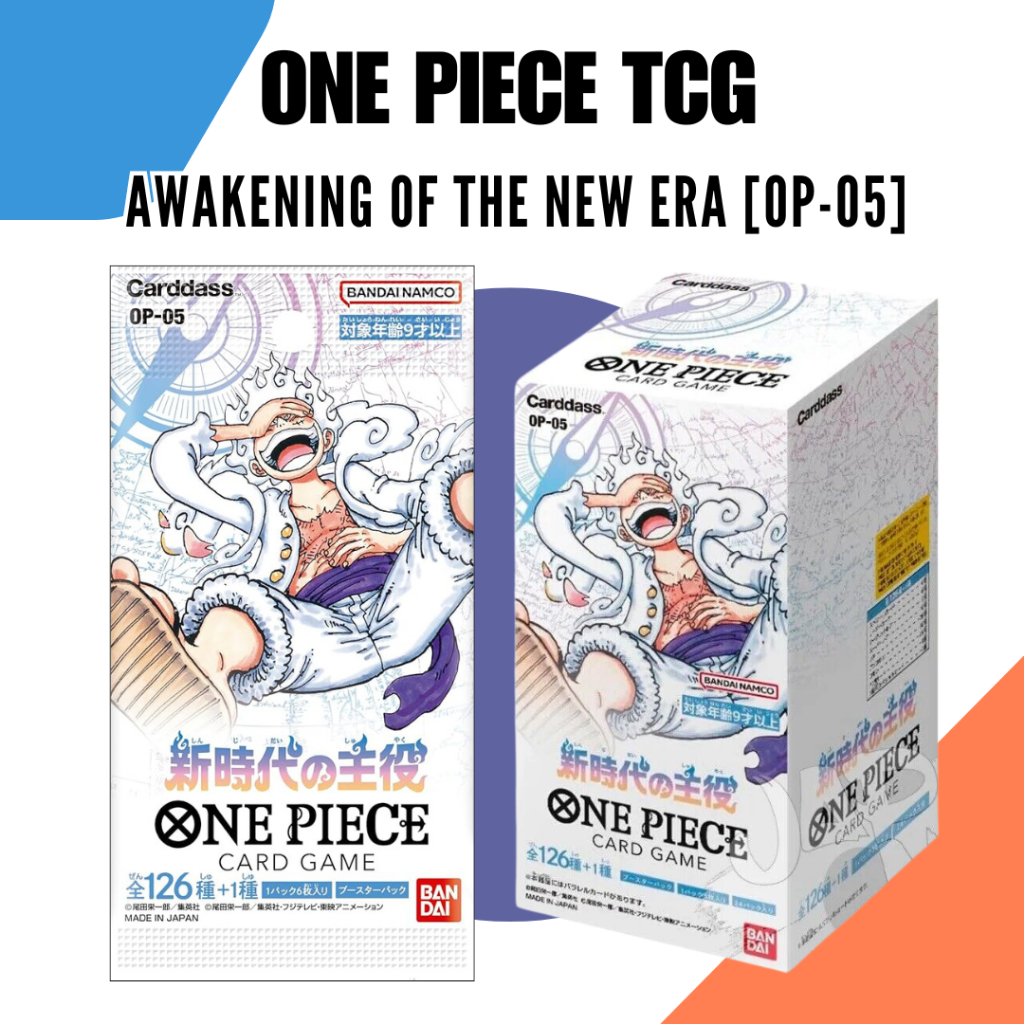 [Ready Stock] OP05 Box One Piece Card Awakening of the New Era OPCG Booster Box Shopee Malaysia