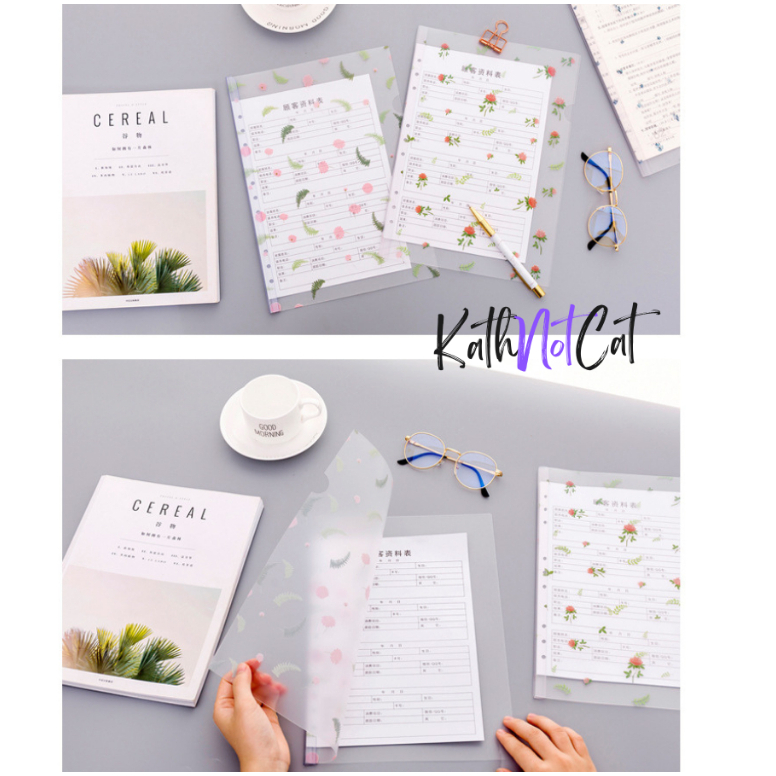 Office PVC Transparent A4 File Paper Organizers File A4 size | Shopee ...