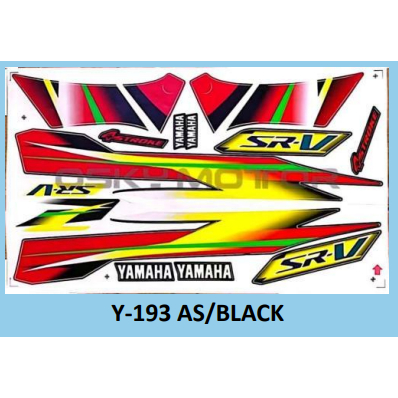 Yamaha sRV body sticker(1) decal | Shopee Malaysia