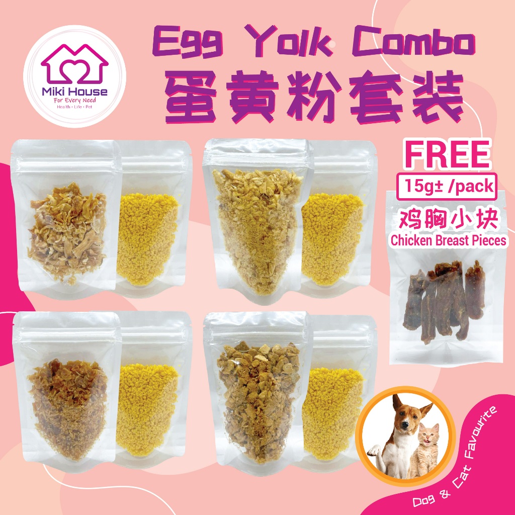 Homemade Dog Food With Egg Yolks And Squid