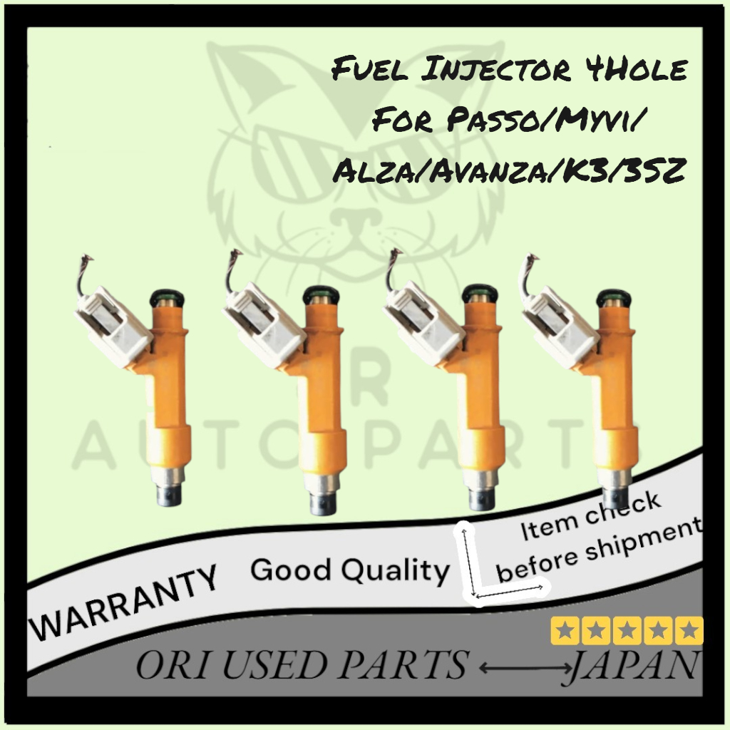 Fuel Injector 4Hole For Passo/Myvi/Alza/Avanza/K3/3SZ | Shopee Malaysia