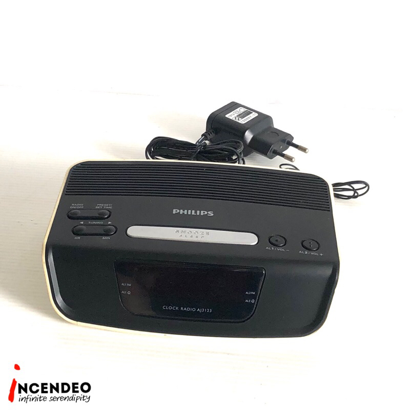 Philips Digital Alarm Radio Clock AJ3123/12 Shopee Malaysia