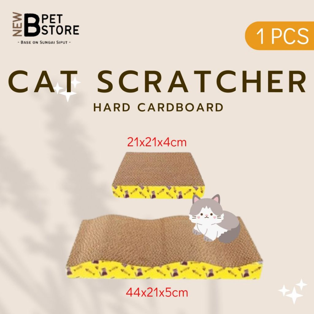 Cat Scratch Board (Free Cat Mint) for Cat & Kitten Claw Scratching ...