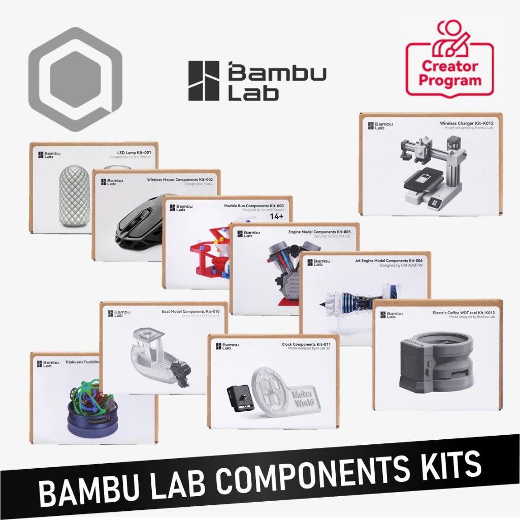 Bambu Lab Maker's Supply Hardware Kit | Shopee Malaysia