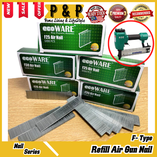 Air Staple [ F10 F12 F15 F20 F25 F30 F32 ] Air Nail Refill