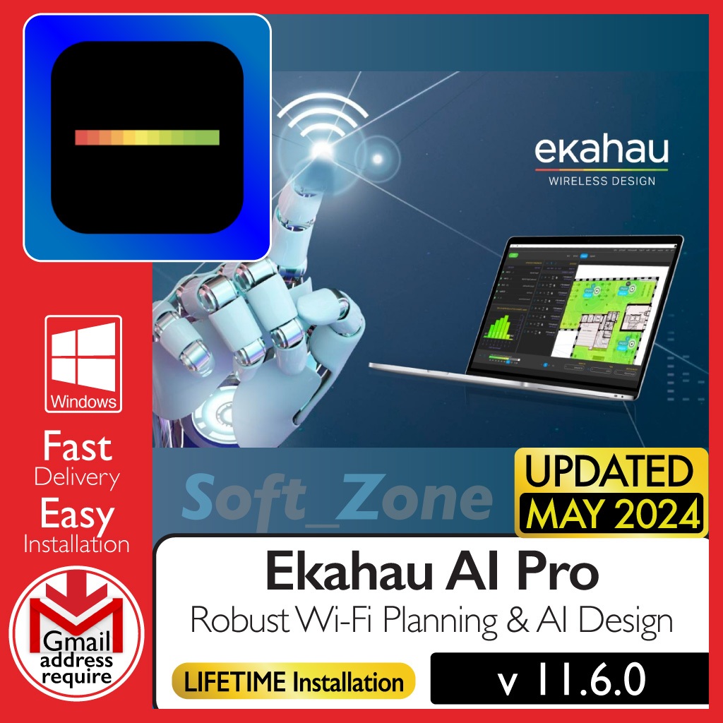 Ekahau AI Pro 11.8.10 - Robust Wi-Fi Planning & AI Design | Windows ...