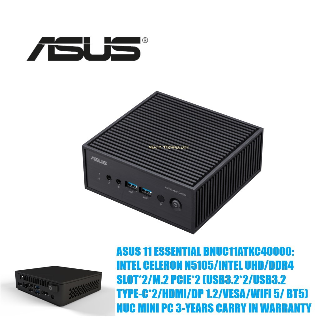 Intel NUC Essential Kit BNUC11ATKC40000 Комп'ютер INTEL NUC