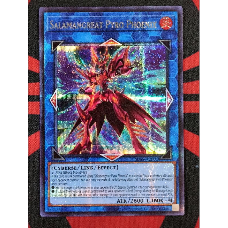 YUGIOH KONAMI SDSS-AE047 SDSS-AEP01 Salamangreat Pyro Phoenix (Secret ...