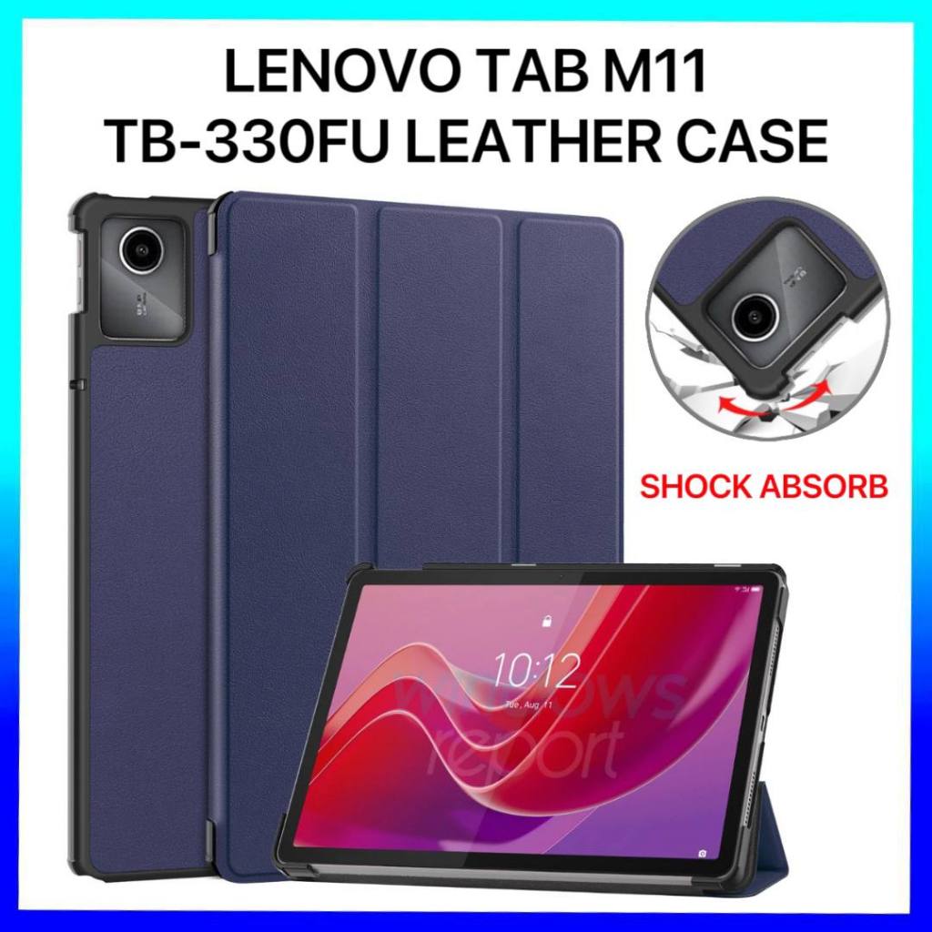 EEmpire Custodia In Similpelle Con Coperchio E Vetro Protettivo Per Lenovo Tab M11 11" (TB330FU/TB330X)