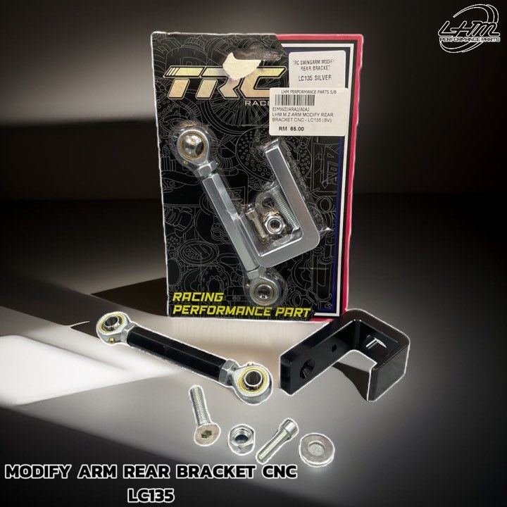 TRC RACING Swing Arm Bracket Adjustable CNC Rear Lc135 Modified Y15 Arm ...