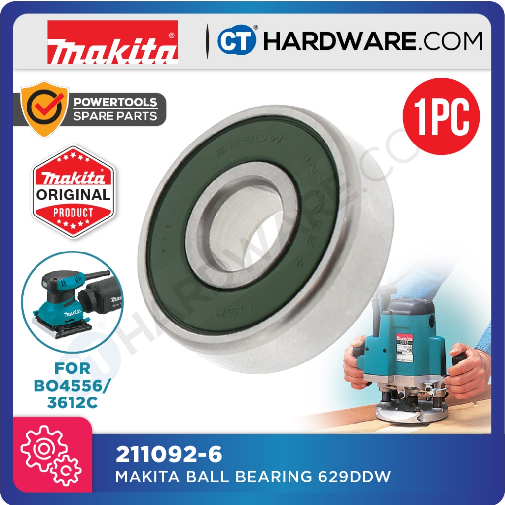 Makita 210017-7 Ball Bearing 607DDW – OEM Replacement Part For Various Makita Tools