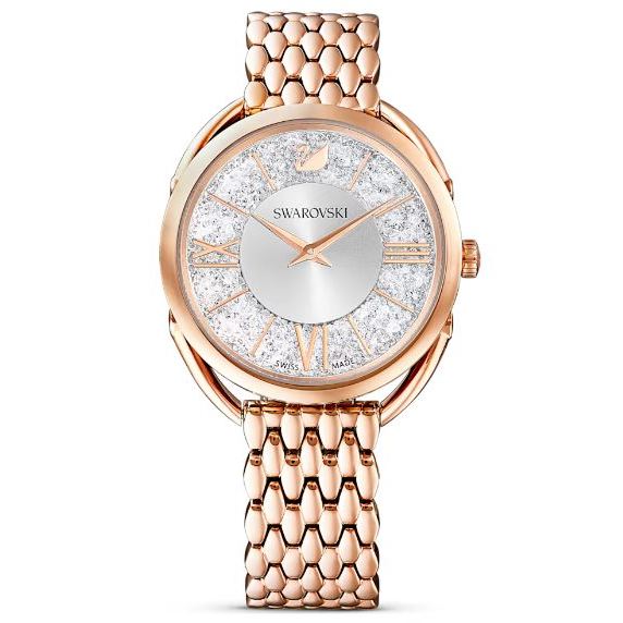 [AUTHENTIC] Swar0vski Crystalline Glam Rose Gold tone Watch 5452465 ...