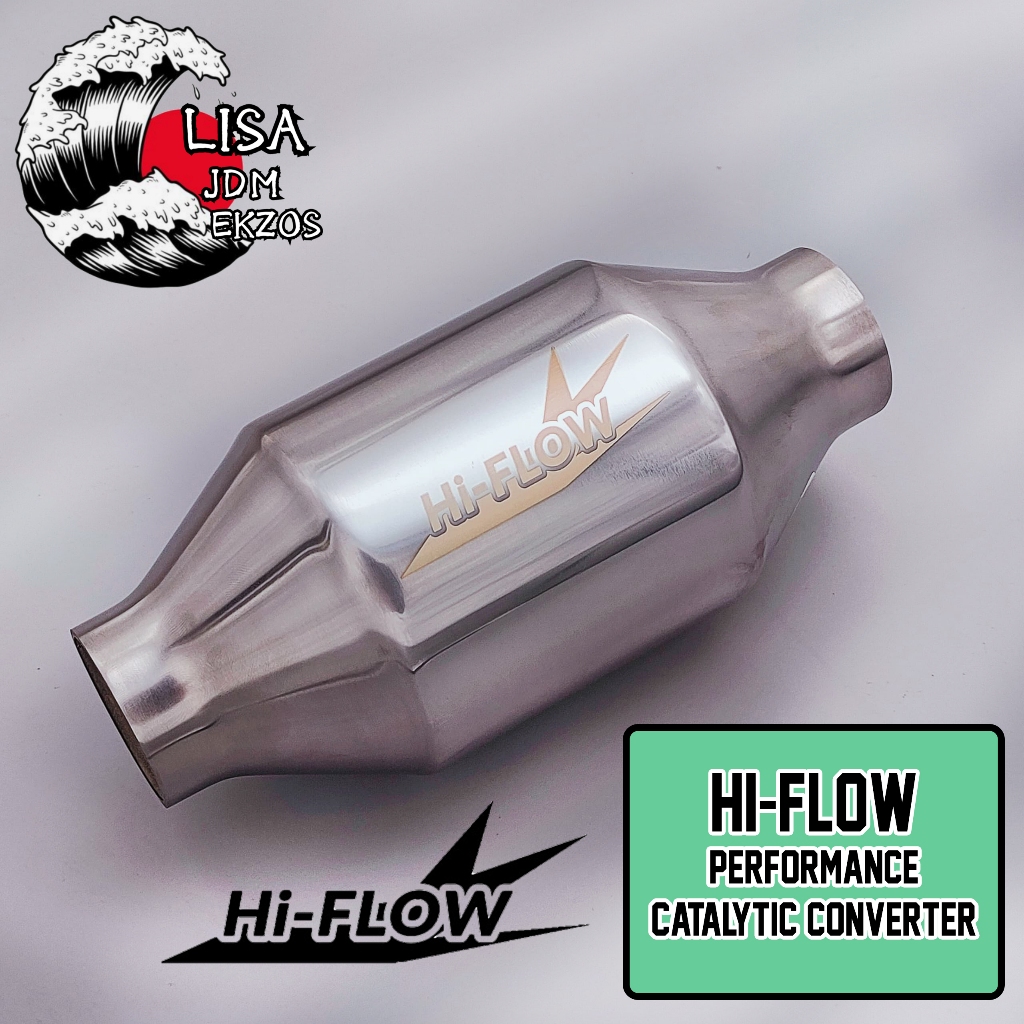 Exhaust High Flow Catalytic Converter Performance Universal CAT 200 ...