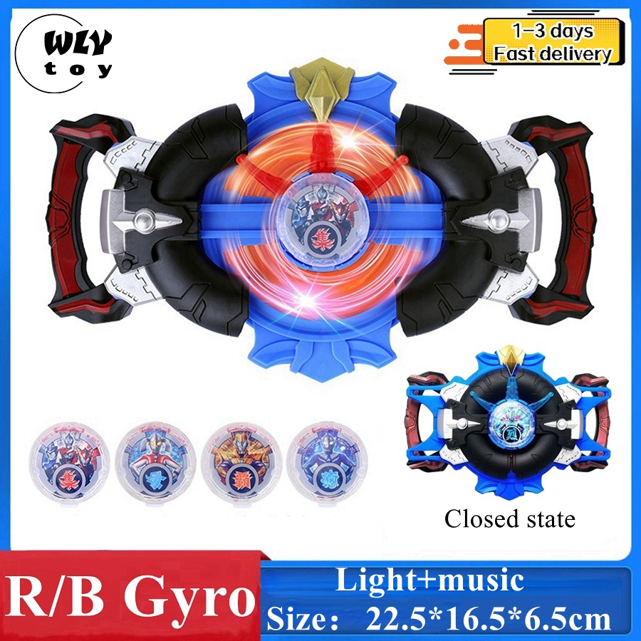 Ultraman Ruebe Transformer R/B Gyro with Crystal Light Music Toy ...