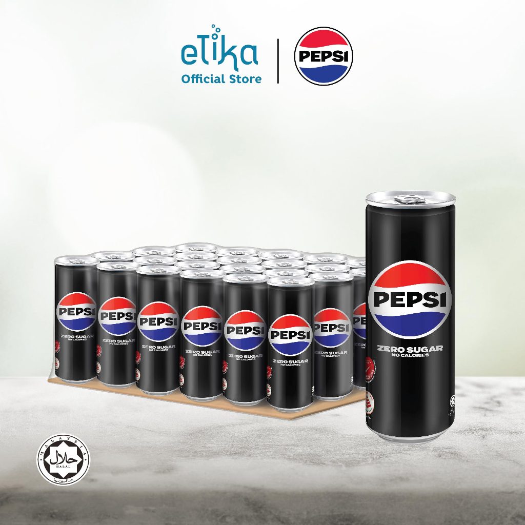 Pepsi Zero Sugar Original (320ml X 24 Cans/Carton) | Shopee Malaysia