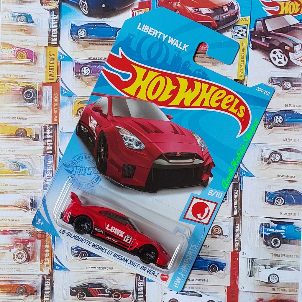 READY STOCK ORIGINAL HOT WHEELS LB-SILHOURTTE WORKS GT NISSAN 35GT-RR ...
