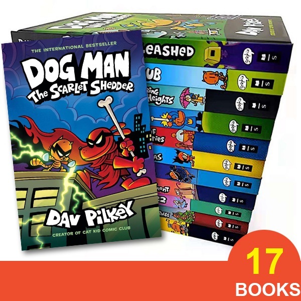 Dog Man Collection (17 Books Hardcover) | Shopee Malaysia