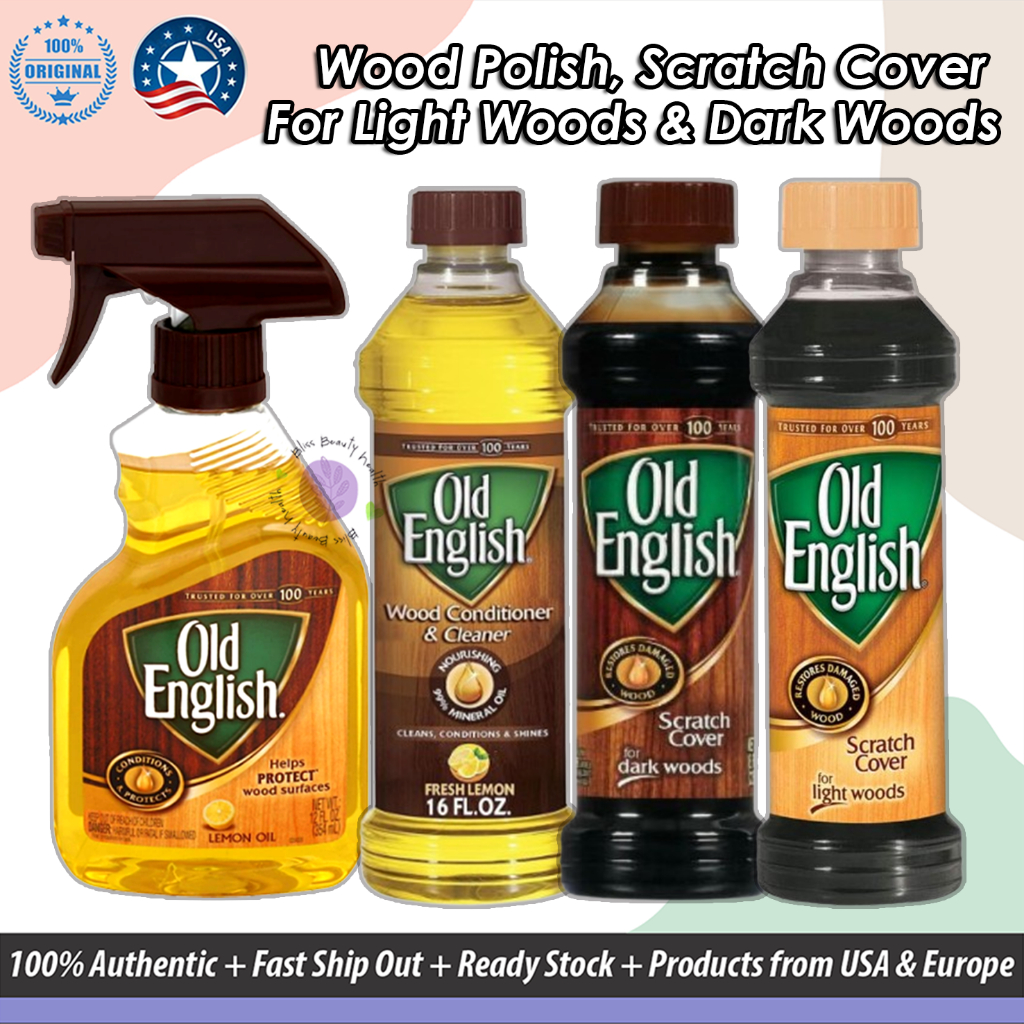 Genuine USA Old English Lemon Oil Furniture Polish helps protect wood
