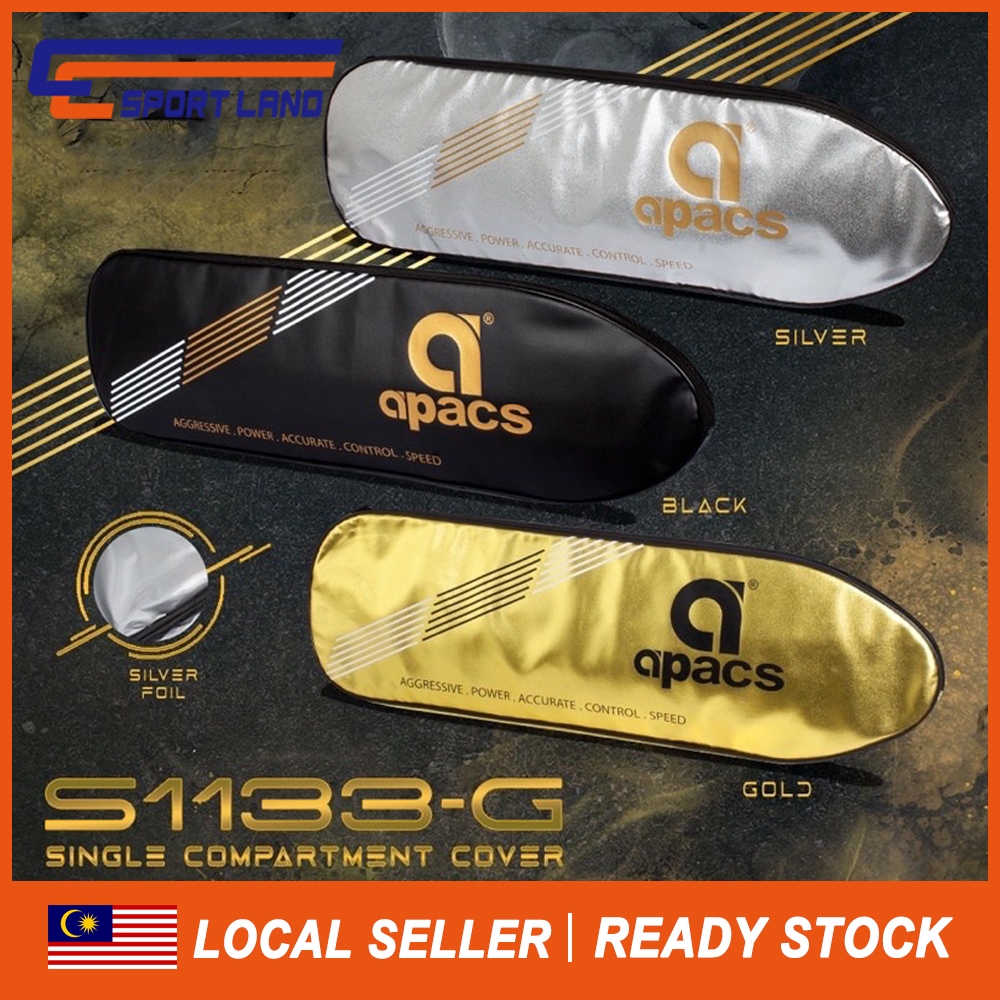 Apacs Premium Single Cover Bag S1133-G (Thermos Protection) Badminton ...