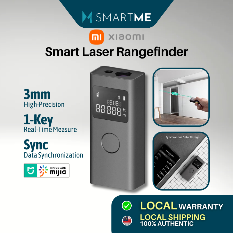Xiaomi Smart Laser Measure Rangefinder works with Mijia APP Bluetooth ...