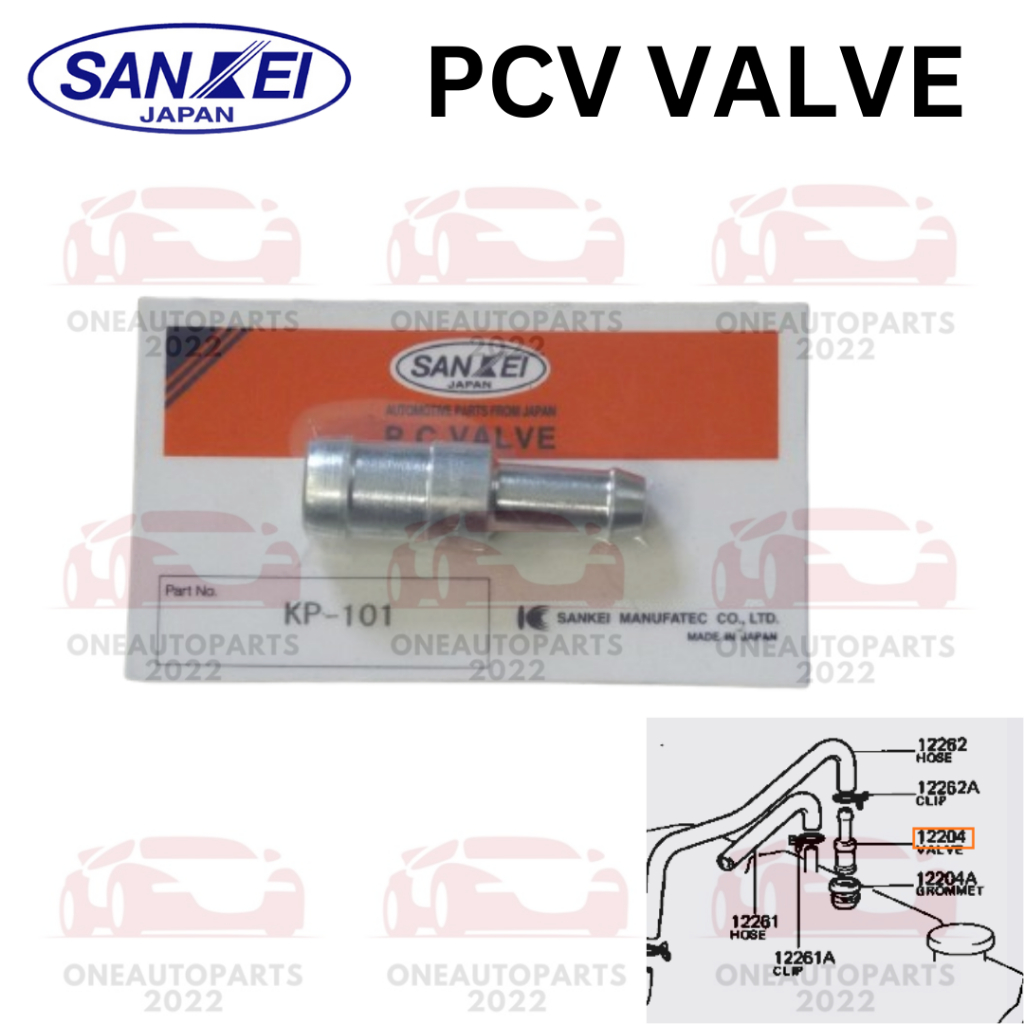 (MADE IN JAPAN) SANKEI PCV VALVE TOYOTA KE30 KE70 ESTIMA TCR11 Shopee Malaysia