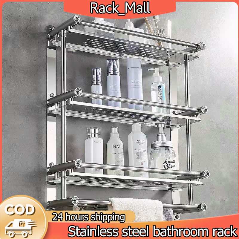 Bathroom Rack Stainless Steel Rak Sabun Bilik Mandi/Toilet Rack/Rak ...