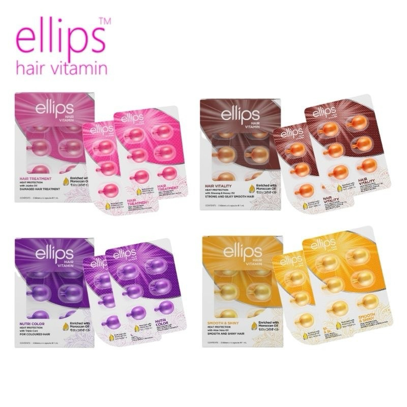Ellips Hair Vitamin Hair Treatment 12's | Shopee Malaysia