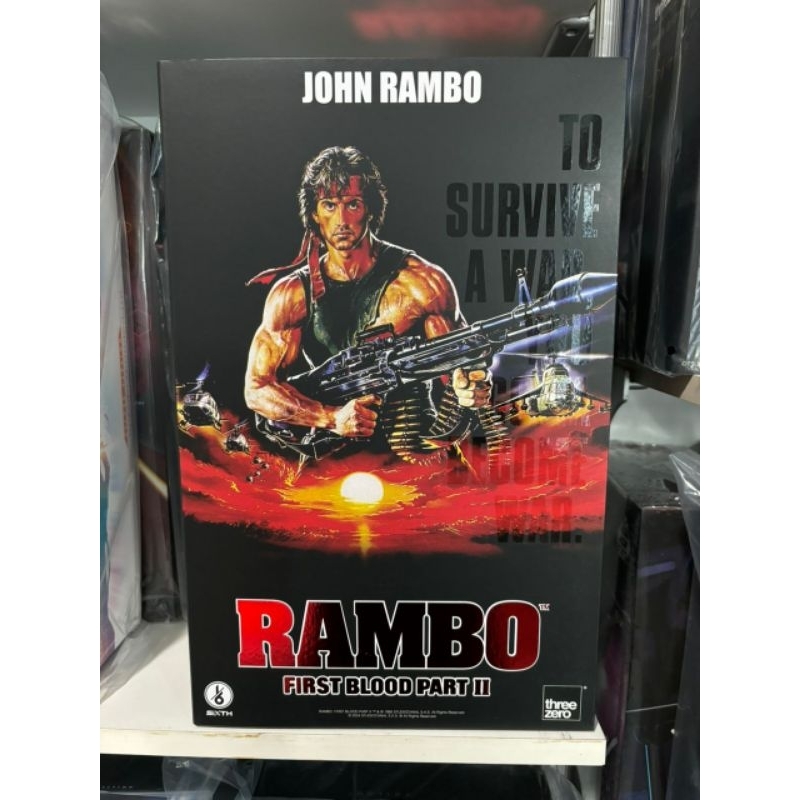 Threezero - 3Z03280W0 - Rambo - First Blood Part II - 1/6 John Rambo ...