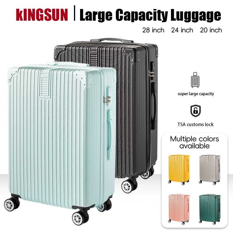 Travel Luggage Suitcase Hard case Bag 20/24/28 Inch Size ABS+PC Trolley ...