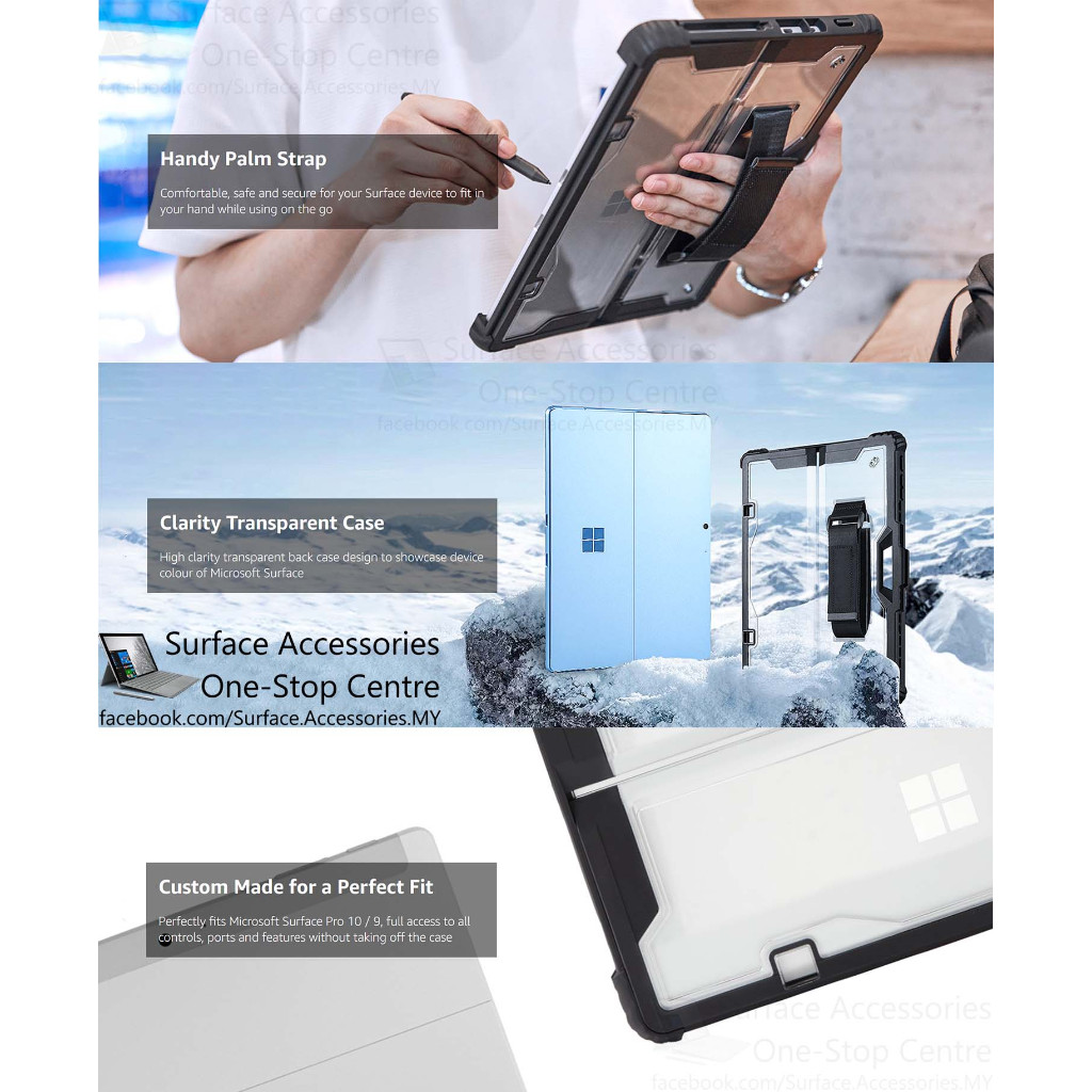Microsoft Surface Pro 13 inch Rugged Case Surface Pro 11 Rugged Casing ...