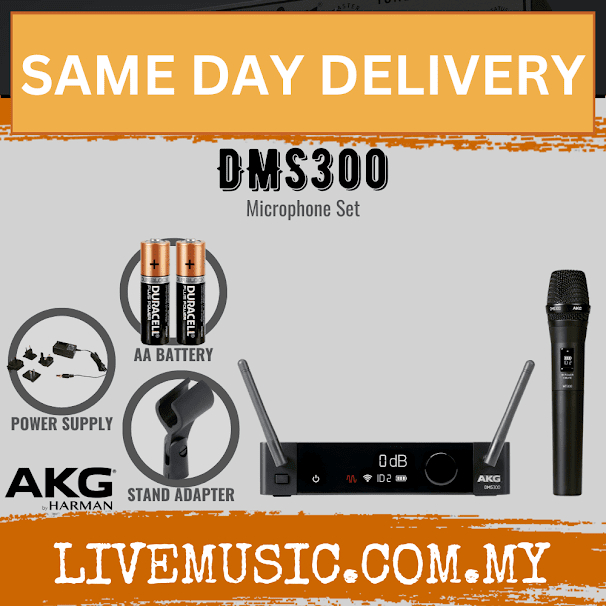 AKG DMS300 Digital Wireless Handheld Microphone System (DMS300/DMS 300