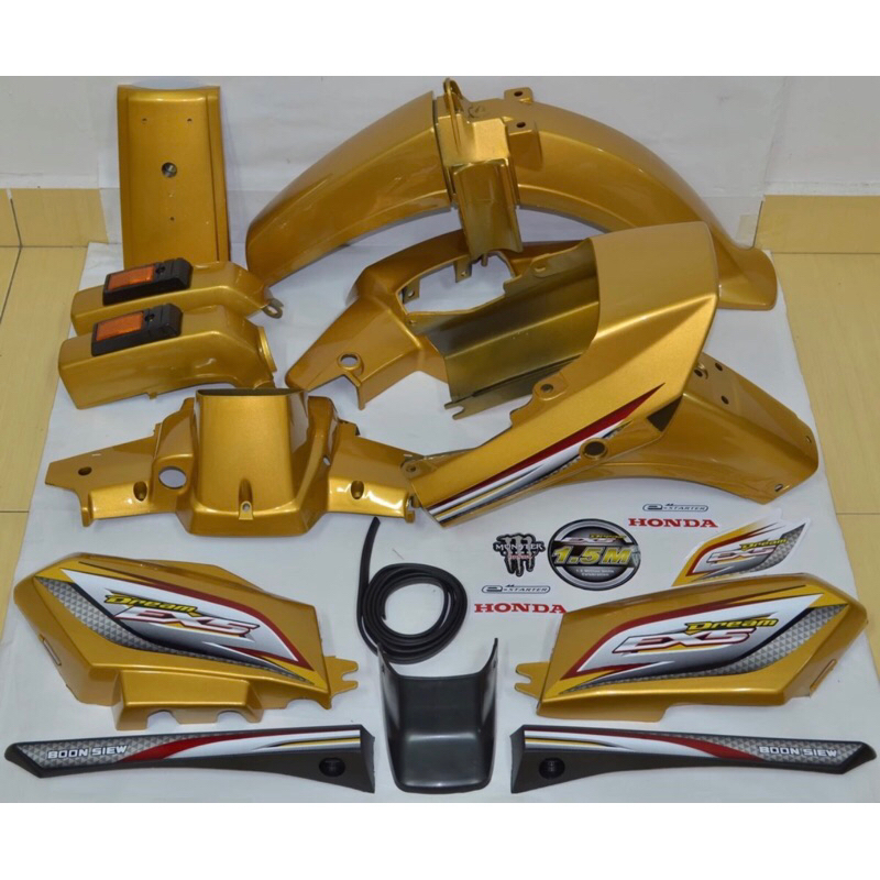 Honda Ex5 / Ex5 Dream Body Cover Set (Siap Tampal Sticker)+Free Gift ...