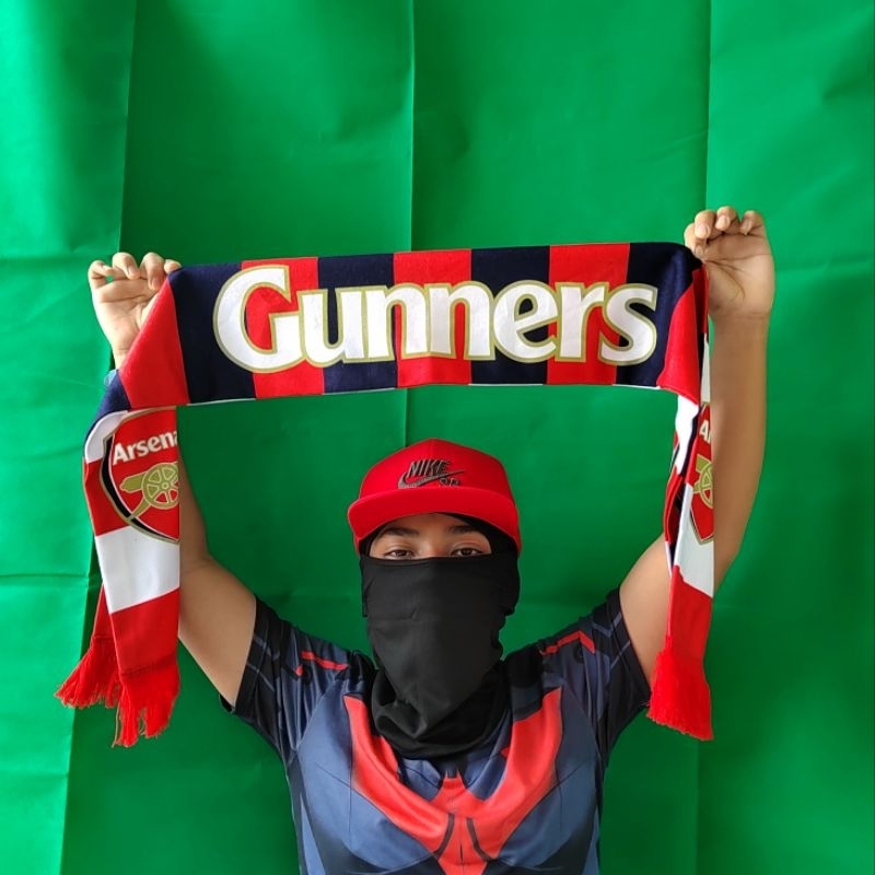 Arsenal flag Bendera Arsenal merchandise bolasepak arsenal scarf ...