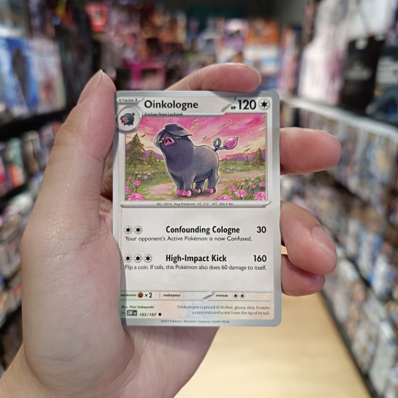 Oinkologne (183/197) [Scarlet & Violet: Obsidian Flames] Pokemon TCG SV03  Obsidian Flames - Oinkologne 183/197 | Shopee Malaysia