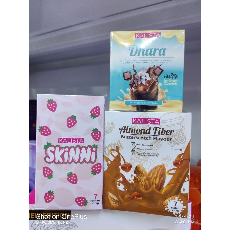 KALISTA SKINNI / KALISTA ALMOND FIBER / KALISTA DHARA | Shopee Malaysia