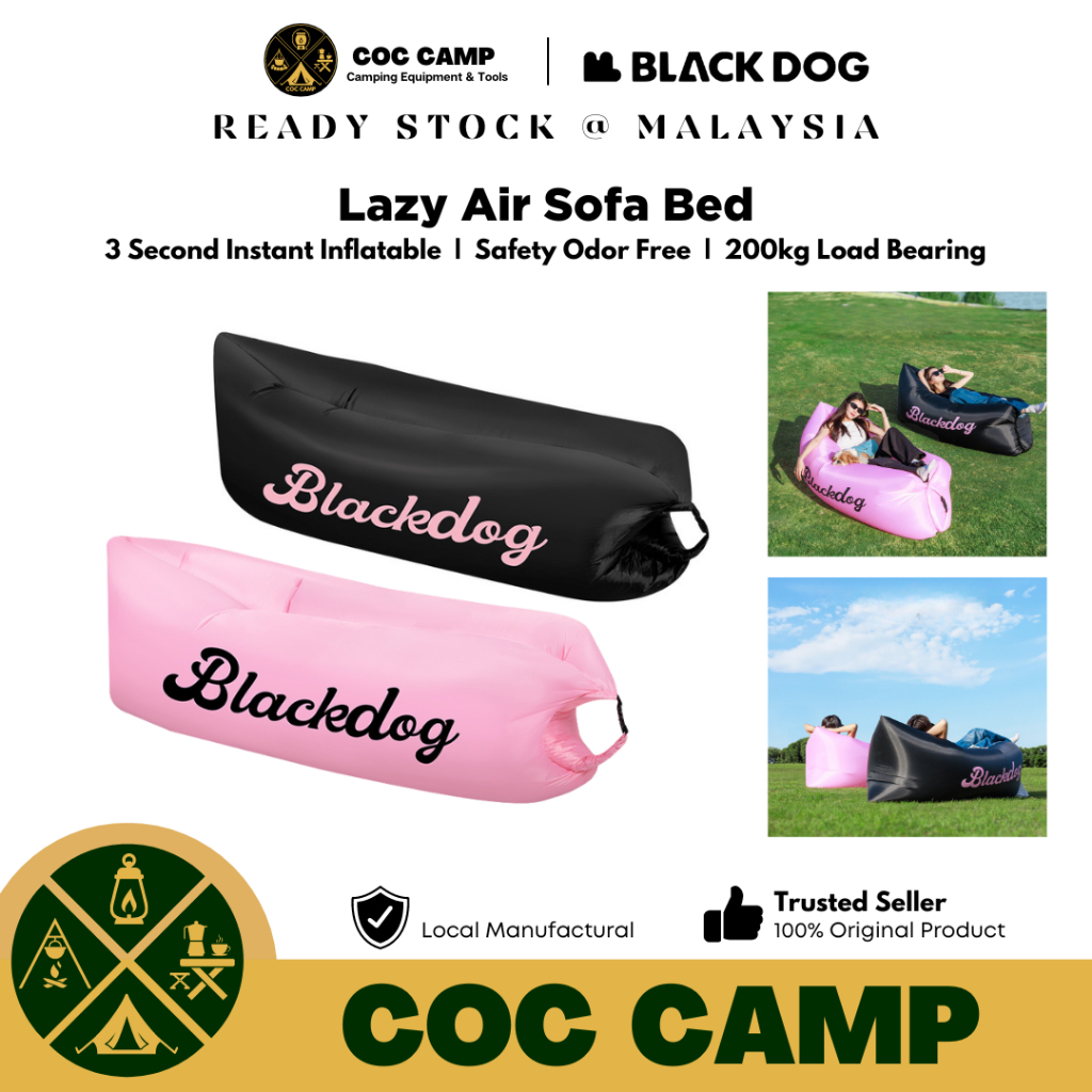 Outdoor Lazy Inflatable Couch Air Leeping Ofa Lounger Bag Camping Bed