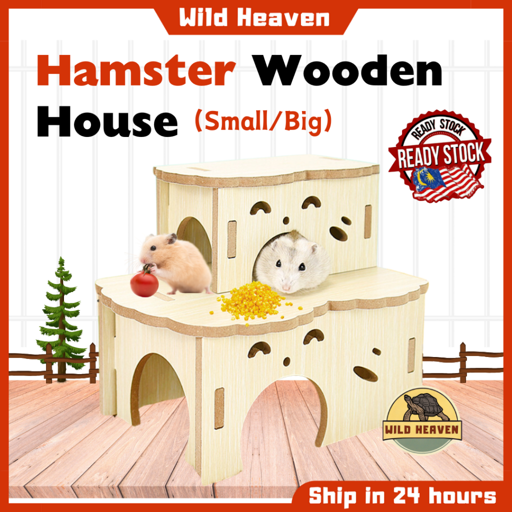Picture Idea: Hamster Wooden House Furniture For Hemster Bed Accessories Decoration