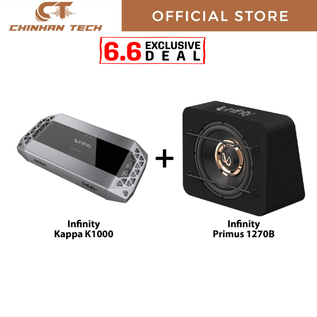 [6.6 Deal] Infinity Kappa K1000 + Infinity Primus 1270B - Kappa Amp ...