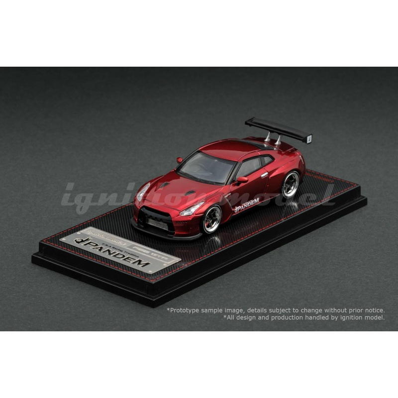 IGNITION MODEL PANDEM R35 GT-R RED METALLIC IG1399 | Shopee Malaysia