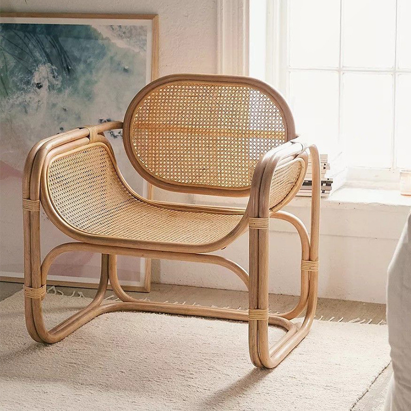 Nordic Rattan Couch Combination Indoor B & B Style Indonesian Rattan a ...