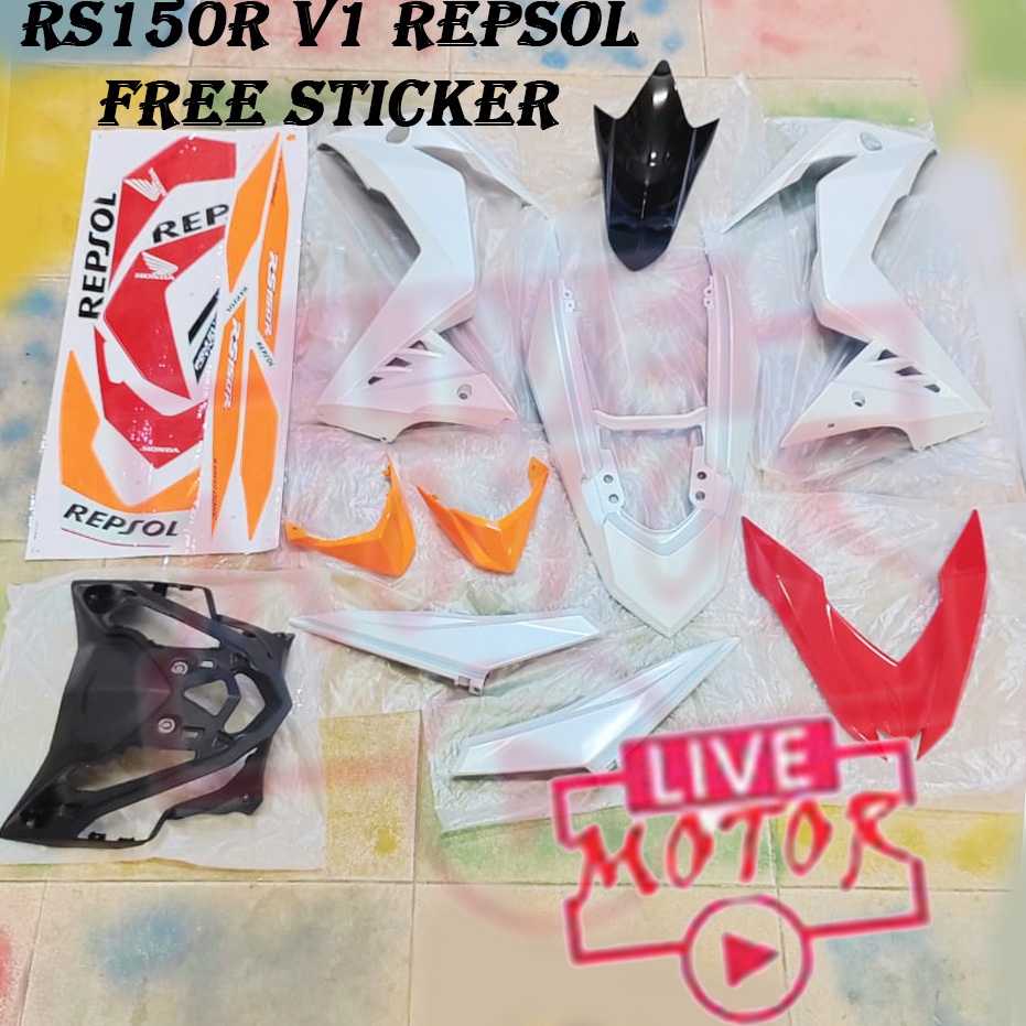 RS150R V1 Repsol Body Cover Set | Shopee Malaysia